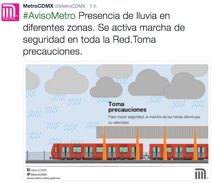 Foto Twitter Vía metrocdmx