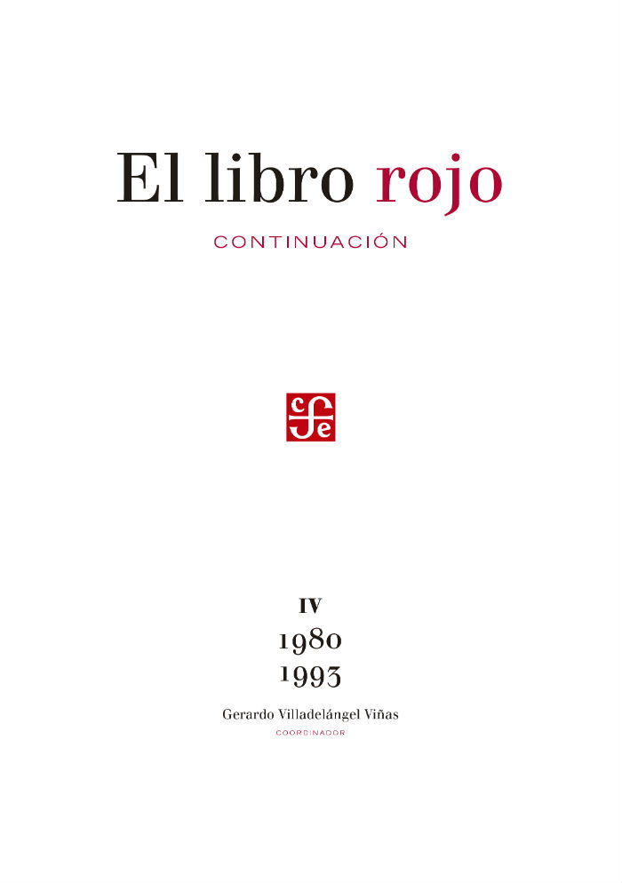 El Libro Rojo Continuación Editado Por Fce Foto Fce