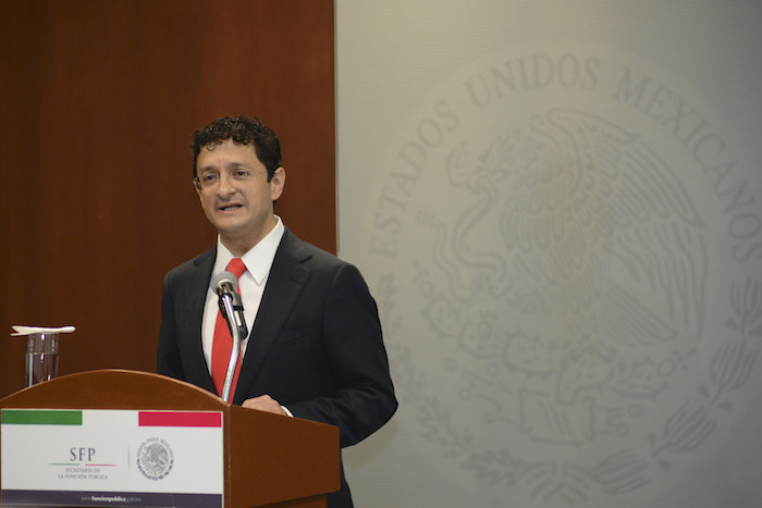 Virgilio Andrade, presentó su renuncia al frente de la Secretaría de la Función Pública. Foto: Cuartoscuro