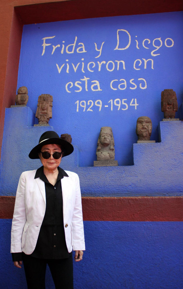 Cuando Yoko Ono Visitó La Casa Azul Foto Cuartoscuro