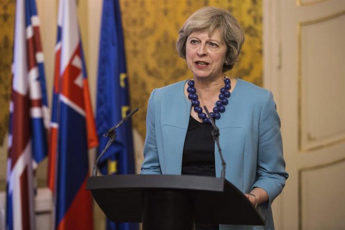 La primera ministra británica, Theresa May. Foto: EFE/Archivo.