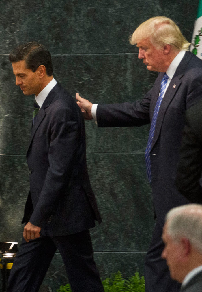 El Presidente Después Del Encuentro Que Es Ya Considerado Un error Histórico Foto Cuartoscuro