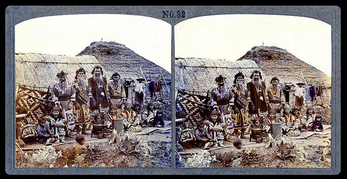 Stereoview En Vidrio De Ainu Por T Enami Fuente Usuario De Flickr Okinawa Soba rob Licencia De Imagen Cc By nc sa