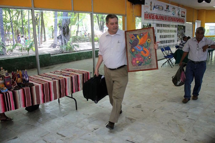 Comisionado Nacional Para El Diálogo Con Los Pueblos Indígenas Jaime Martínez Veloz Foto El Sur