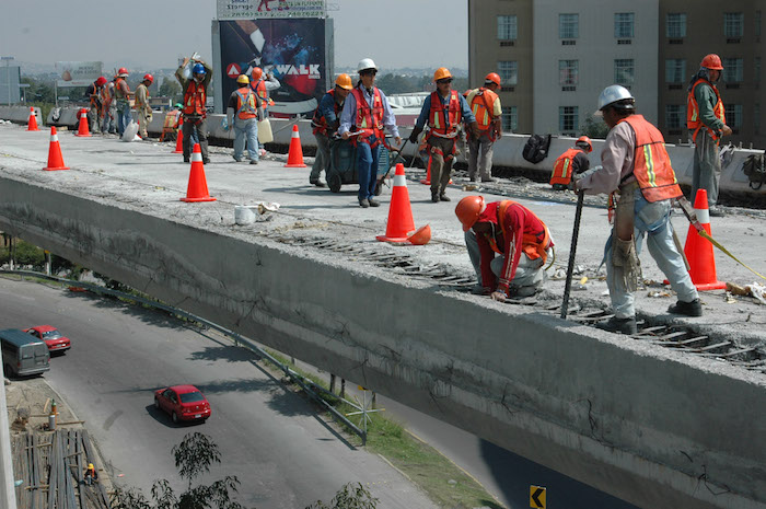 Naucalpan Estado De Mexico septiembre Las Obras Del Viaducto Elevado a Cargo De La Empresa Ohl Foto Cuartoscuro