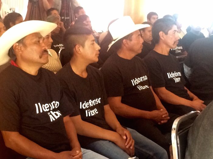 Esta Mañana Familiares Y Amigos Acompañaron a Idelfonso Zamora En Una Conferencia De Prensa En El Centro Prodh Foto Sandra Sánchez Sinembargo