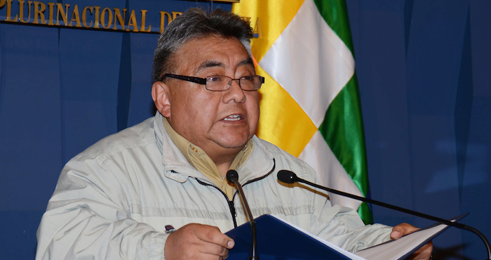 El Viceministro De Régimen Interior Rodolfo Illanes Durante Una Rueda De Prensa En El Palacio De Gobierno De La Paz Bolivia Foto Ap