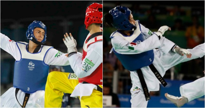 Carlos Navarro e Itzel Manjarrez, por el bronce. Foto: Especial