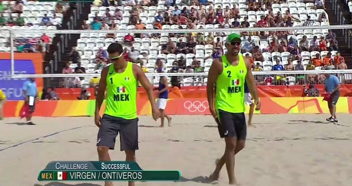 La selección masculina de voleibol de playa triunfó sobre Tunez. Foto: Especial