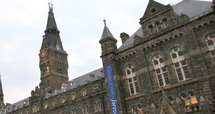 Fachada Exterior De La Universidad De Georgetown En Washington Foto Efe