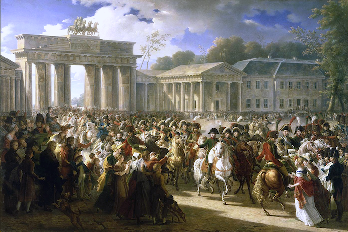 Napoleón Entrando En Berlín Por Charles Meynier Imagem Wikimedia Commons