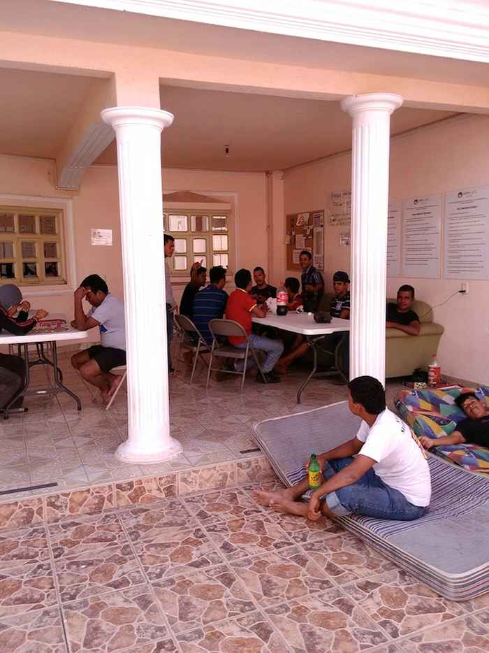 El albergue ABBA brinda refugio y atención a los migrentes centroamericanos. Foto: Facebook.