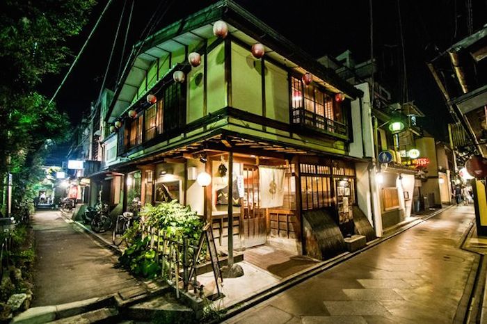 Casa tradicional del barrio de Gion, uno de los distritos más auténticos de Kyoto. Foto: Carlos Mateo/ElDiario.es 