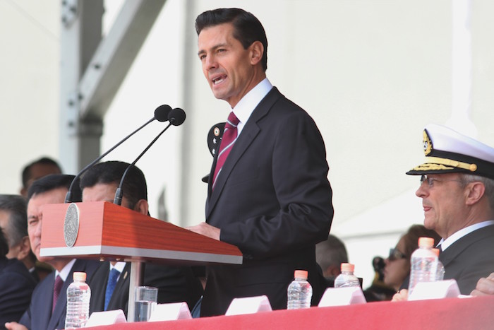 El Presidente Enrique Peña Nieto ha sufrido un descenso en sus niveles de aprobación. Foto: Cuartoscuro