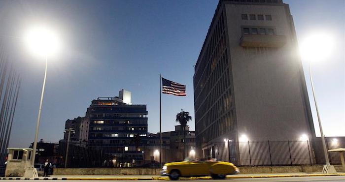 Vista Del Exterior De La Embajada De Estados Unidos En La Habana Cuba Foto Efe