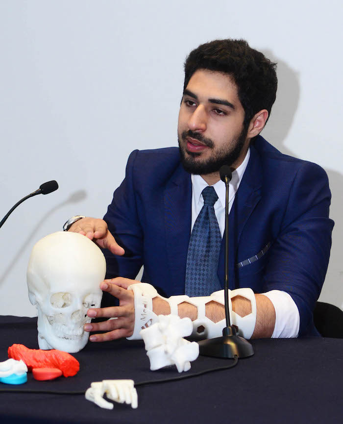 Zaid Musa Badwan Peralta, egresado de la Facultad de Ingeniería de la UNAM. Foto: UNAM