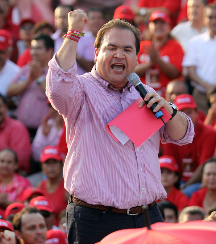 El candidato a la gubernatura del estado por la coalición "Veracruz para adelante", Javier Duarte. Foto: Cuartoscuro