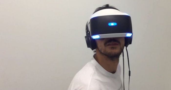 Probando PlayStation VR. Foto: eldiario.es 