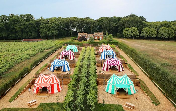 Foto: Knight´s Glamping at Leeds Castle