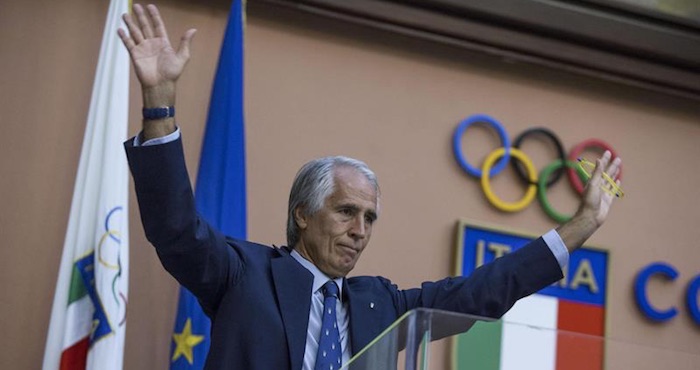 El Presidente Del Comité Olímpico Italiano coni Giovanni Malagó Ofreció Hoy Una Rueda De Prensa En El Coni En Roma Foto Efe