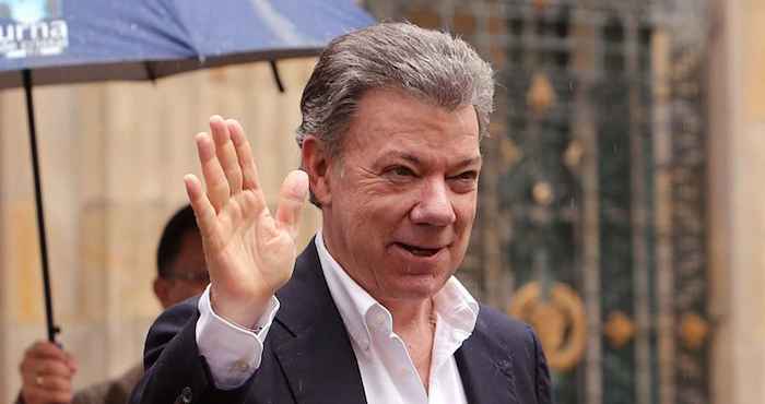 El Presidente de Colombia Juan Manuel Santos. foto: EFE.