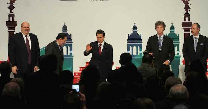 El Presidente Enrique Peña Nieto Presidió La Asamblea De La Sociedad Interamericana De Prensa En Donde Firmó Un Acuerdo De Participación Con La Sociedad Para La Protección De Periodistas Foto Cuartoscuro