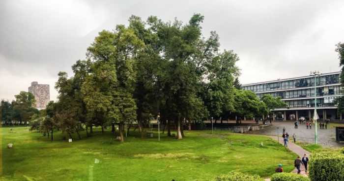 En La Imagen La Parte Frontal De La Facultad De Derecho En Ciudad Universitaria En La Cdmx Foto Facebook