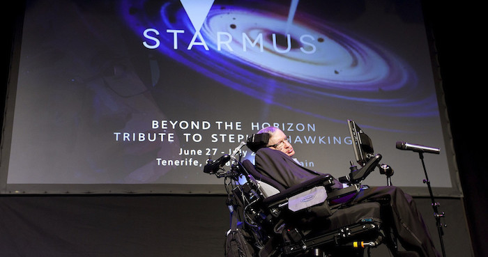 Stephen Hawking Pronuncia La Charla a Brief History of Mine Foto Eferamón De La Rocha