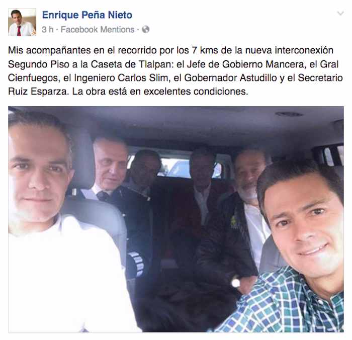 La Publicación De Enrique Peña Nieto Foto Httpswwwfacebookcomenriquepn