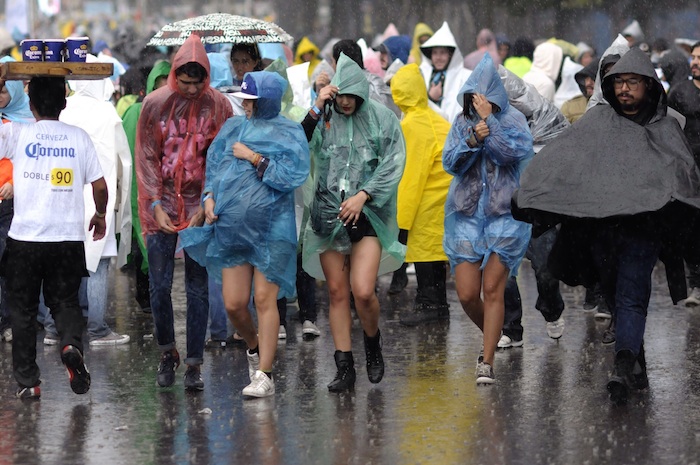 Por si las dudas, mejor tomar precauciones. La imagen del festival en 2014. Foto: Cuartoscuro