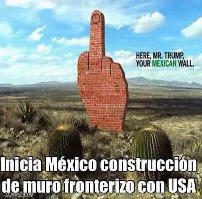 México Solidario Construye El Muro De Trump Foto Twitter