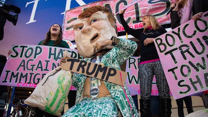 En el vecino país del norte las protestas no paran, ya que son muchos los detractores de Donald Trump y los inconformes con la decisión del Colegio Electoral de EU. Foto: Shutterstock.