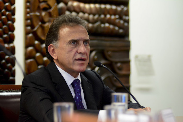 Cancino acusó al Gobernador electo de Veracruz Miguel Ángel Yunes de acusar a Duarte para desviar la atención. Foto: Cuartoscuro 