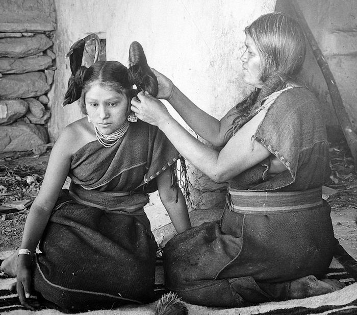 Mujer De La Tribu Hopi Foto Especial