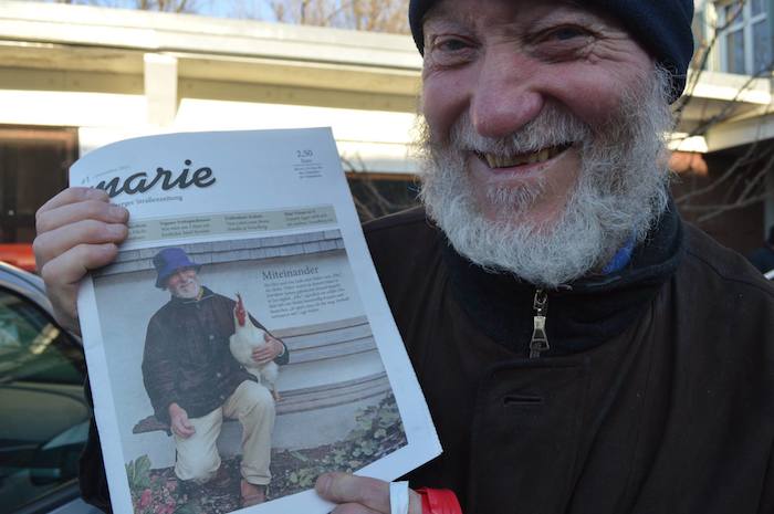 Marie, el street paper de Austria. Foto: Facebook (marie.strassenzeitung)