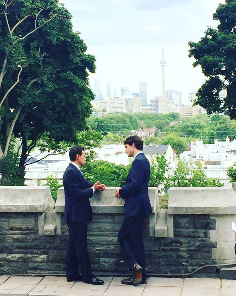 Trudeau y Peña Nieto se reunieron dos días después de la cena con el presidente de Estados Unidos, Barack Obama, en la Cumbre de Líderes de Norteamérica, que se celebró en Ottawa.