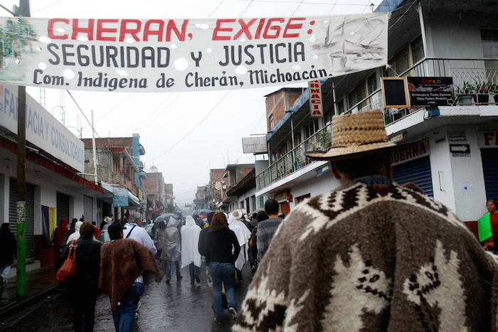 Los cinco años de resistencia y lucha de Cherán. Foto: Cuartoscuro. 