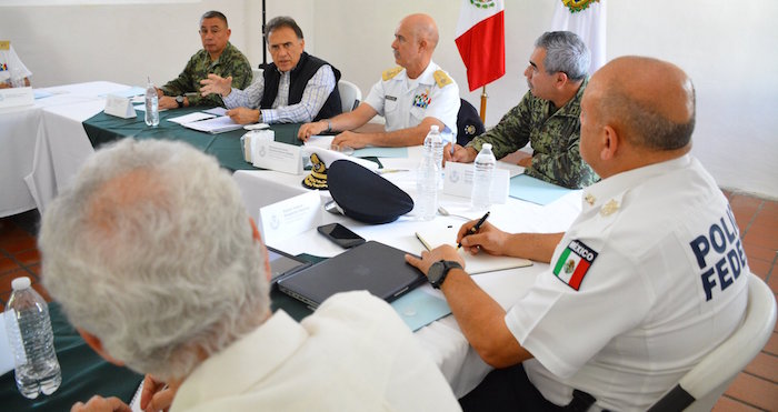 El Gobernador De Veracruz Se Reunió Este Día Con Mandos De La Sedena Marina Y Policía Federal Foto Twitter yoconyunes