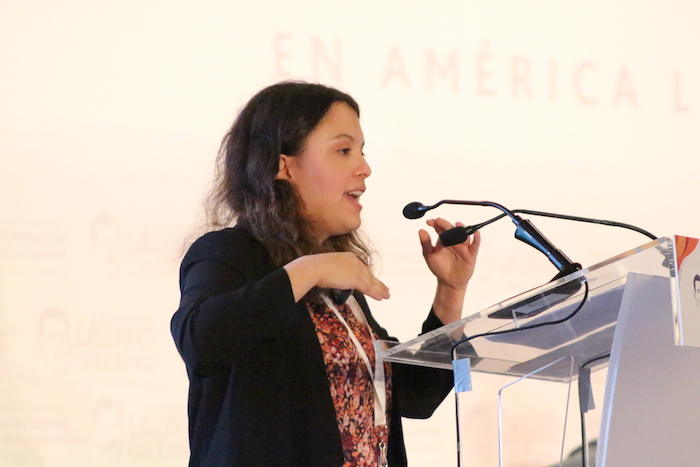 Delara Burkhardt, presidenta nacional adjunta de las juventudes socialistas del Partido Socialdemócrata Alemán. Foto: Especial 