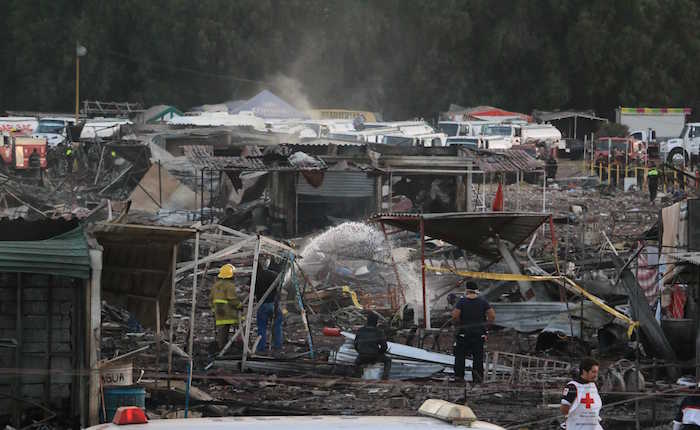 Tultepec, otra vez un polvorín. Foto: Cuartoscuro