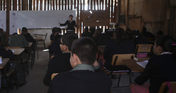 Un regreso a clases en una escuela de Michoacán. Foto: Archivo, Cuartoscuro