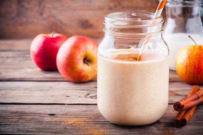 Un Rico Y Sano Batido De Manzana Foto Shutterstock