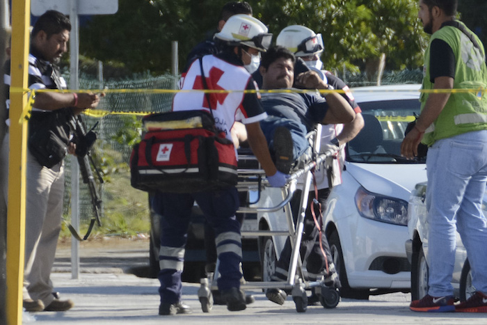 Un Herido Durante La Balacera Foto Cuartoscuro