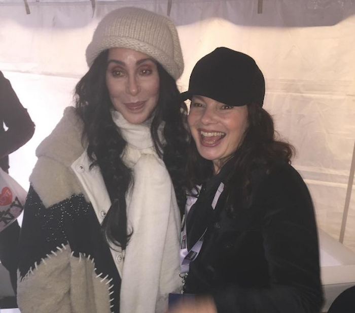 Cher y Fran Drescher. Foto: Instagram @officialfrandrescher