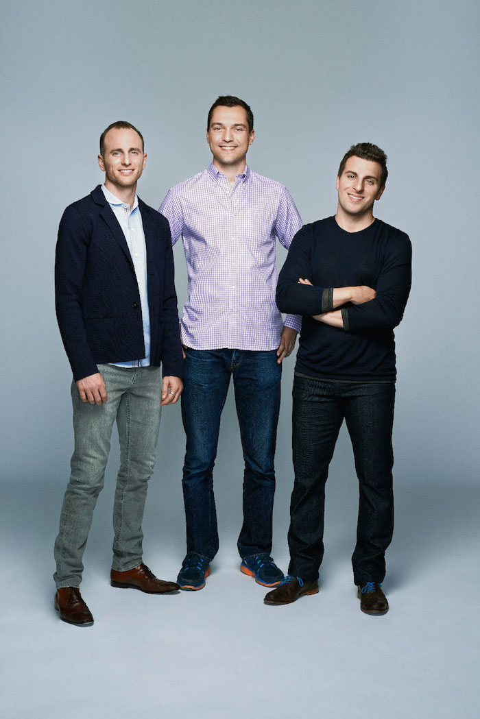 Joe Gebbia Nathan Blecharczyk Y Brian Chesky Fundadores De Airbnb Foro Airbnb