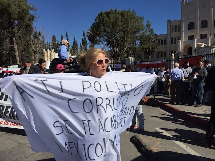 Protesta en Saltillo, Coahuila. Foto: Vanguardia