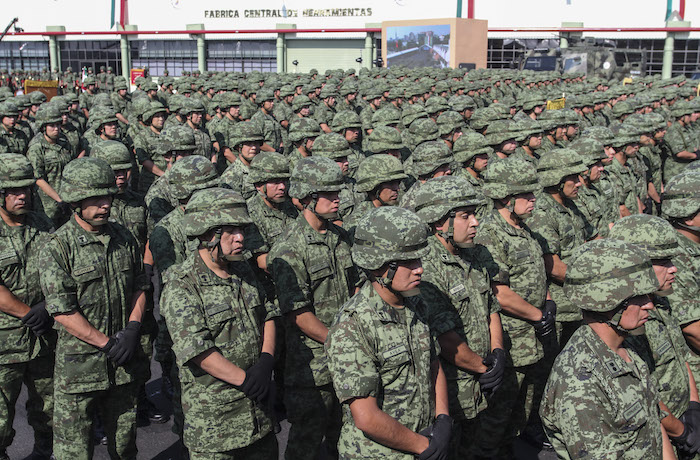 La iniciativa de Ley de Seguridad Interior faculta a los militares para hacer uso de la fuerza. Foto: María José Martínez, Cuartoscuro