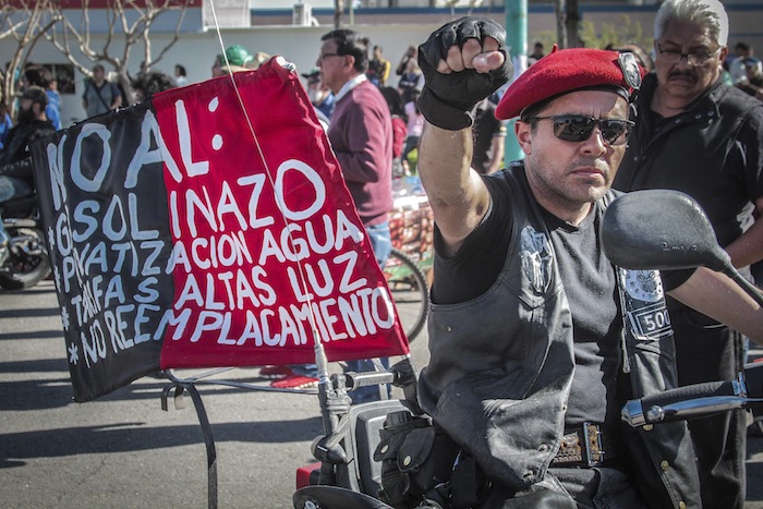 Ciudadanos Siguen Manifestándose En El Centro Cívico De De Mexicali Foto Cuartoscuro