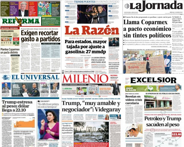 Portadas de enero