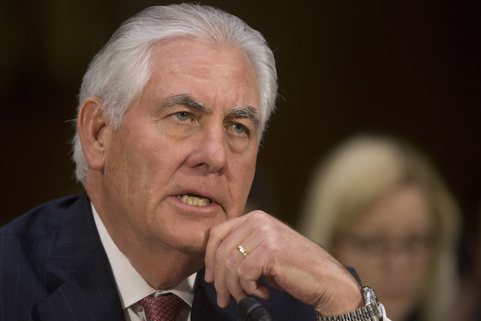 El nominado de Donald Trump para Secretario de Estado, Rex Tillerson, ex director ejecutivo de la petrolera Exxon Mobil. Foto: AP